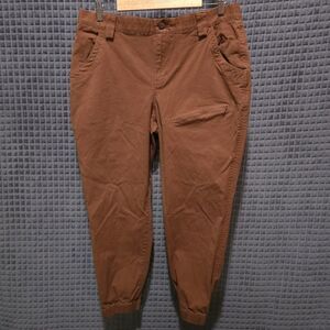 Y2K Rust Cargo Ankle Pants Sz14 35x26 Duluth Hiking Stretch Street Grunge Skater